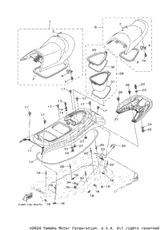 Cover, Seat 1 FOR GRAY 2024  VX CRUISERWITH AUDI (VX1050BA) F4N-U371B-R0-00