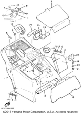 Bracket 1 1992 BRAVO T (LONG TRACK) (BR250TS) 80F-23881-00-00