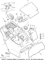 Bracket 1 1992 BRAVO (BR250S) 80F-23881-00-00