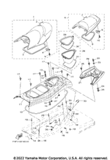 Single Seat Assy FOR BLACK 2023  GP1800R HO_HOWITH A (GP1800BY) F4P-U372A-B0-00