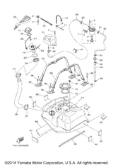 Tank, Fuel 2015  FX CRUISER SVHO (FC1800AP) F2S-U7711-02-00