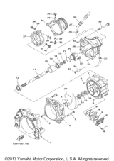 Shaft, Drive 2012  FX HO (FB1800L) 6S5-45511-00-00
