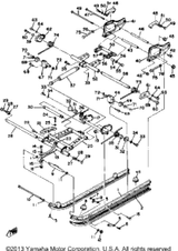 Bracket, Rear 2 1980 ET340D 8A5-47425-00-00