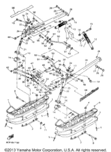 Arm, Control 2 LOWER (RH) 1997 VMAX 600 XTC (REVERSE) (VX600XTCRA) 8CR-2384F-02-00