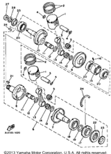 Piston Ring Set (Std) URSTD 1985 SS440 (SS440J) 8K4-11601-00-00