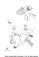 Water Lock Comp 2021  VX CRUISERWITH AUDI (VX1800BW) F4P-U7550-00-00