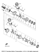 Piston Ring Set (Std) UR VX500 1997 VMAX 600 XTC (REVERSE) (VX600XTCRA) 8AB-11603-01-00