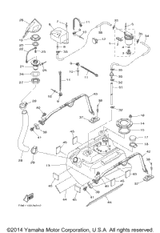 Tank, Fuel 2015WAVERUNNER FZS (GX1800AP) F1W-U7711-12-00