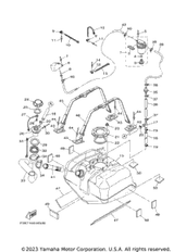 Tank, Fuel 2021  FX LIMITED SVHO (FC1800BW) F4P-U7711-00-00