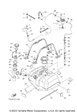 Tank, Fuel 2024  SVHOWITH AUDIO (FX1800DA) F4P-U7711-00-00