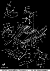 Lining, Shroud 8 1993 VK540 II (VK540ET) 8AT-77268-00-00