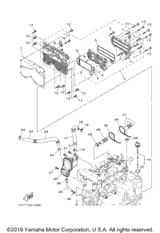Oil Cooler Assy 2020  VX (VX1050CV) 6EY-13470-00-00