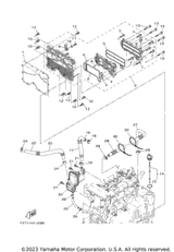 Oil Cooler Assy 2024  EX LIMITED (EX1050DA) 6EY-13470-01-00