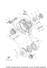 Cover, Flywheel 2018  VXR (VX1800AT) 6S5-81337-30-00