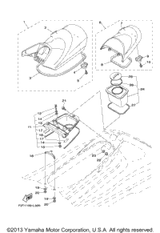 Single Seat Assy 2012  FX CRUISER HO (FB1800AL) F2S-U372A-00-00