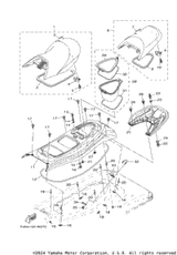 Double Seat Assy FOR BLUE 2021  VX DELUXEWITH AUDIO (VX1050DW) F4N-U371A-10-00