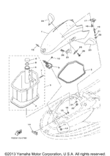 Hinge Assy (USA) 2001  XL800 (XA800Z) F0D-6515A-02-00