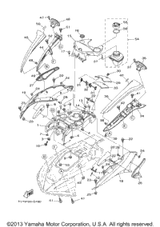 Cover,Side 1 LNMP 2008  FX CRUISER HIGH OUTPUT (FX1100AG) F1X-U377B-10-P0