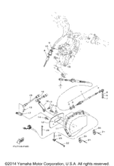Cable, Steering 2015  FX CRUISER SVHO (FC1800AP) F1S-61481-10-00