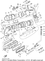 Inner Cover,Exhaust (USA) 2001  SV1200 63M-41121-00-94