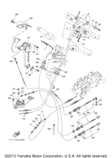 Cable, Nozzle Control 3 YMUS 2004  XLT800 (XA800AC) F0D-U153E-10-00