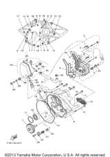 Cover, Pump Gear 2003  FX140 CRUISER (FX1000ACB) CA 60E-13327-10-94
