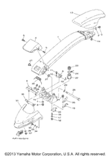 Cover, Pivot 1 DPBSM 2008  SUPER JET (SJ700BG) GM6-6492J-20-00