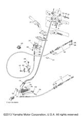 Grip Handle Assy YMUS 2003  GP1300R (GP1300B) GP7-U157A-00-00