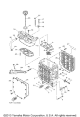 Case, Oil Cooler 2013  VX CRUISER_VX1100BM VX DELUXE (VX1100AM) 6D3-13462-00-94