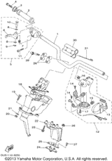 Bracket, Stopper Cable (USA) 2001  SV1200 GU5-61467-01-00