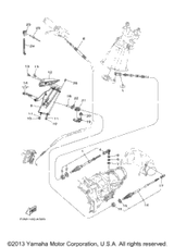 Cable, Steering 2013  VXR (VX1800AM) F2N-61481-00-00