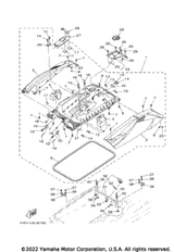 Lid, Engine Hatch 2022  SUPER JET (SJ1050X) F4R-65171-00-P0