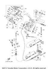 Cable, Steering 2010  FX SUPER HIGH OUTPUT (FX1800J) F1S-61481-00-00