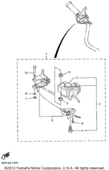 Thumb Warmer Assy 1997 VMAX 600 XTC (REVERSE) (VX600XTCRA) 8AB-82970-00-00