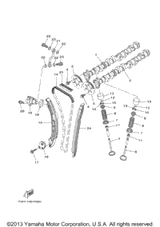 Camshaft 2 2014  VXS (VX1800N) 6BH-12181-10-00