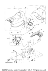 Double Seat Assy 2020  VX LIMITED (VX1050FV) F2X-U371A-F0-00