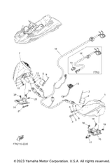 Speaker Assy 1 2024  FX HOWAUDIO_ FX HO (FX1900CA) F5G-U8102-10-00