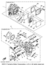 Carburetor Assembly 1 1995WAVE VENTURE (WVT700T) 62T-14301-01-00