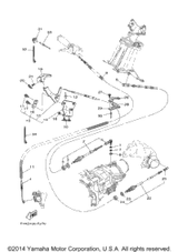 Cable, Steering 2008  VX CRUISER (VX1100AGB) F1K-61481-01-00