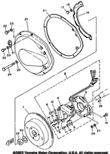 Base Assembly 1988WAVE JAMMER (WJ500G) 6K8-85560-40-00