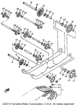 Guide Wheel Comp 1993 VENTURE XL (VT480T) 8K2-47530-00-00