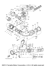Pipe, Exhaust 3 2008  FX CRUISER HIGH OUTPUT (FX1100AG) 60E-14631-00-94