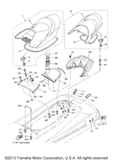 Double Seat Assy FOR RED 2009  FX CRUISER SHO (FX1800AHR) F1W-U371A-20-00