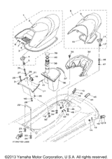 Double Seat Assy 2011  FX CRUISER HO (FY1800AK) F1W-U371A-21-00