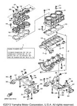 Crankcase Assembly 1997WAVE RUNNER GP1200 (GP1200V) 65U-15100-00-94