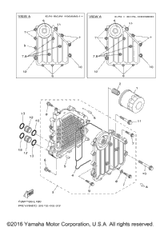 Oil Cooler Assy E/N 6CN-1005801> 2012  VXS (VX1800L) 6BH-13470-10-00