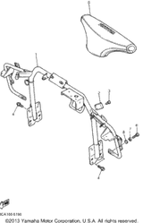 Pad, Steering 1995 VMAX 600 DX (VX600DXV) 8AB-23815-00-00