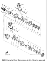 Piston (Std) 1997 VMAX 700 SX (VX700SXA) 8CR-11631-00-A0