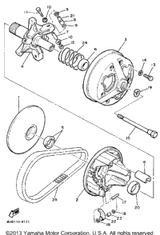 Clutch Tune-Up Kit (K) MARKED W/+ 1988 VK540 (VK540M) 89X-00000-50-00