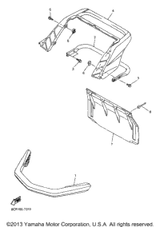 Bumper, Front 1 1997 VMAX 600 XTC (ELEC START) (VX600XTCEA) 8CR-77511-00-00